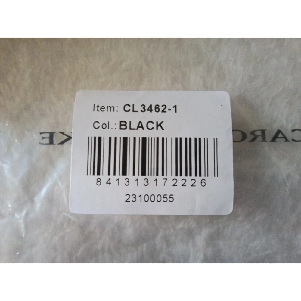 Carolina Lemke Bee CL3462-1 Black Geometric Sunglasses Cat 3 UV400 New w/Case